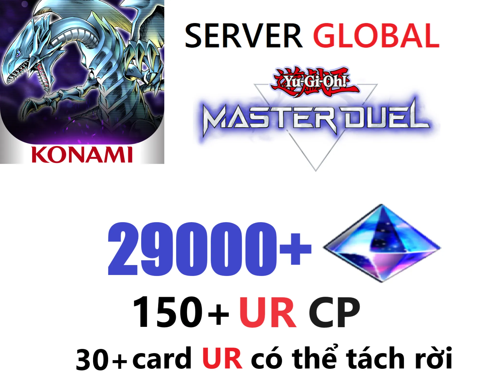 [ GLOBAL ] 29k Diamonds + 150...