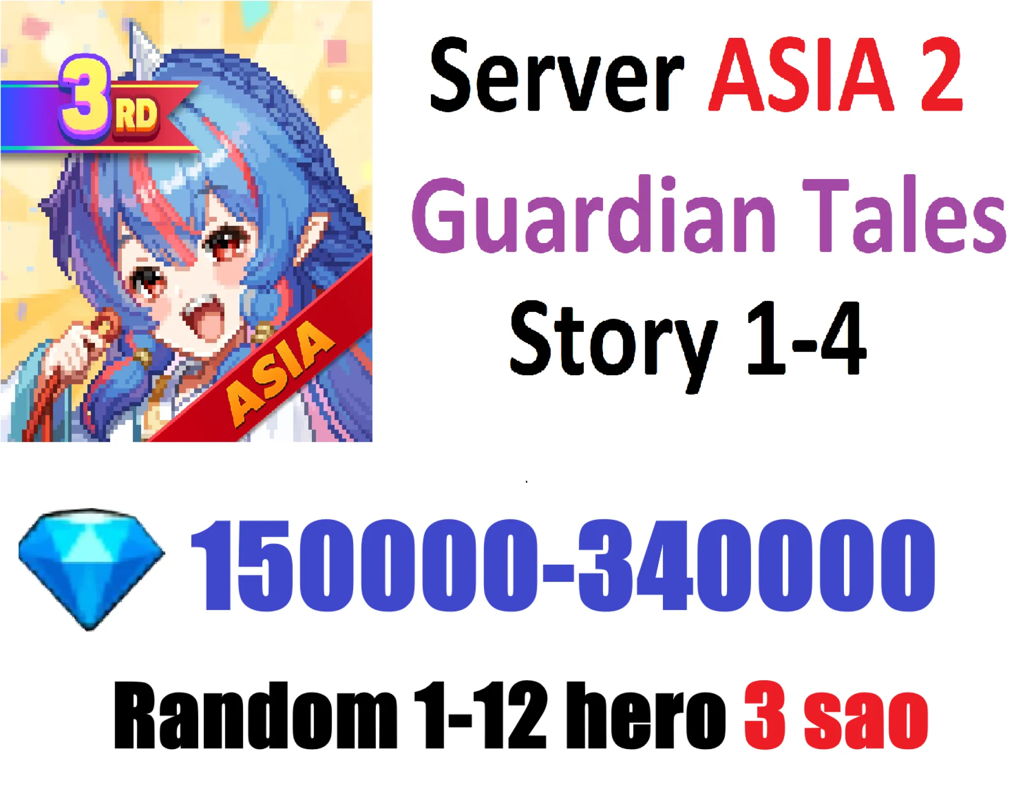 [ ASIA 2 ] Guardian Tales list...