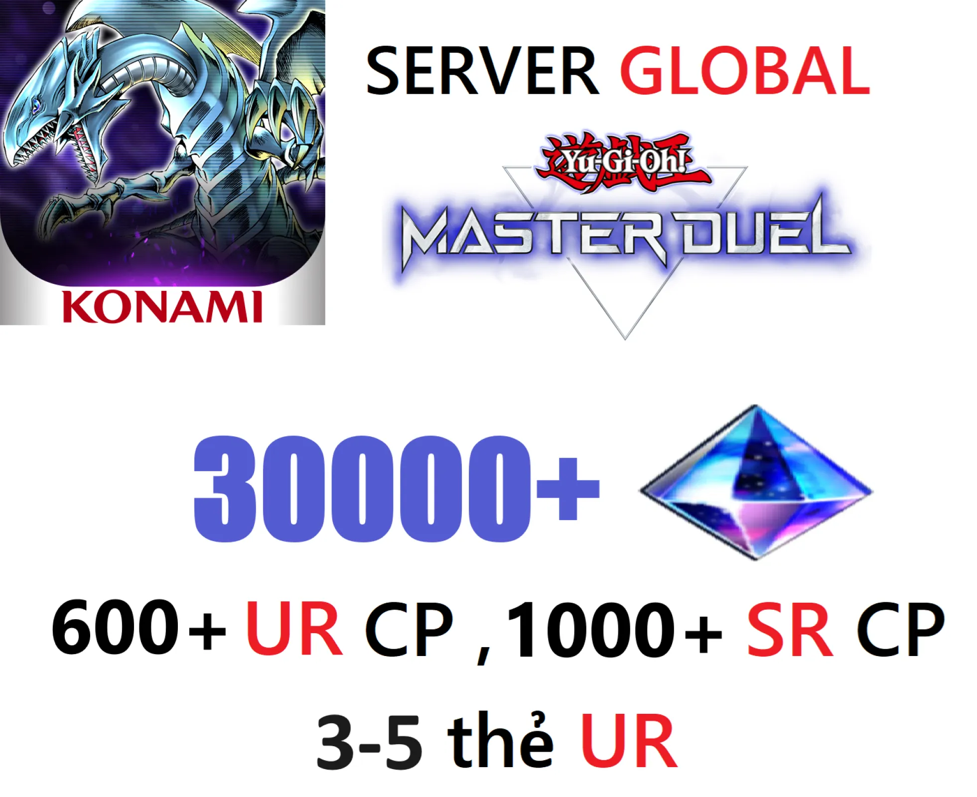 [ GLOBAL ] 30k Diamonds + 600...