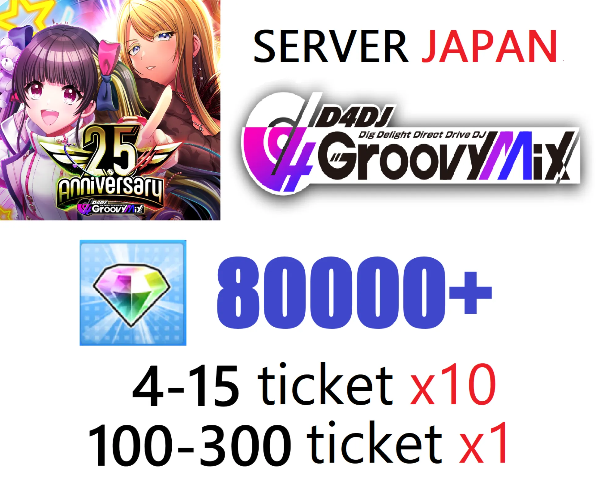 [ JP ] D4DJ Groovy Mix Reroll