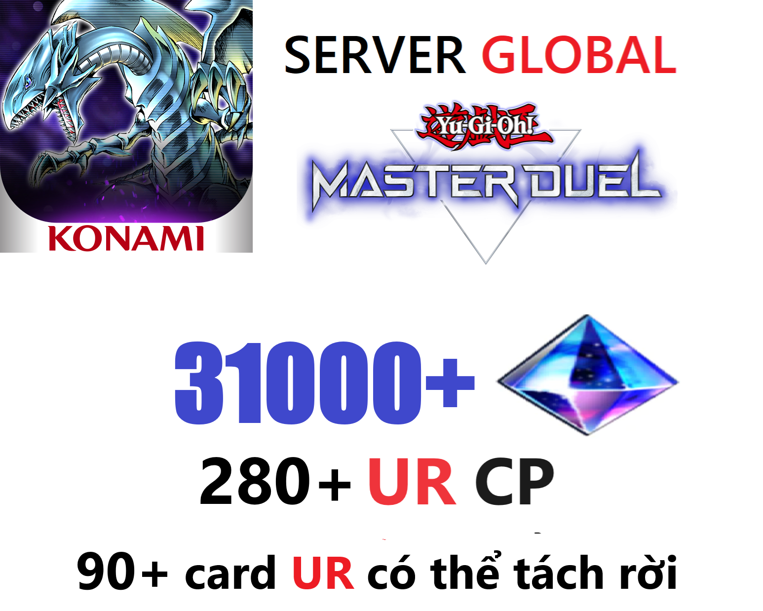 [ GLOBAL ] 31k Diamonds + 280...