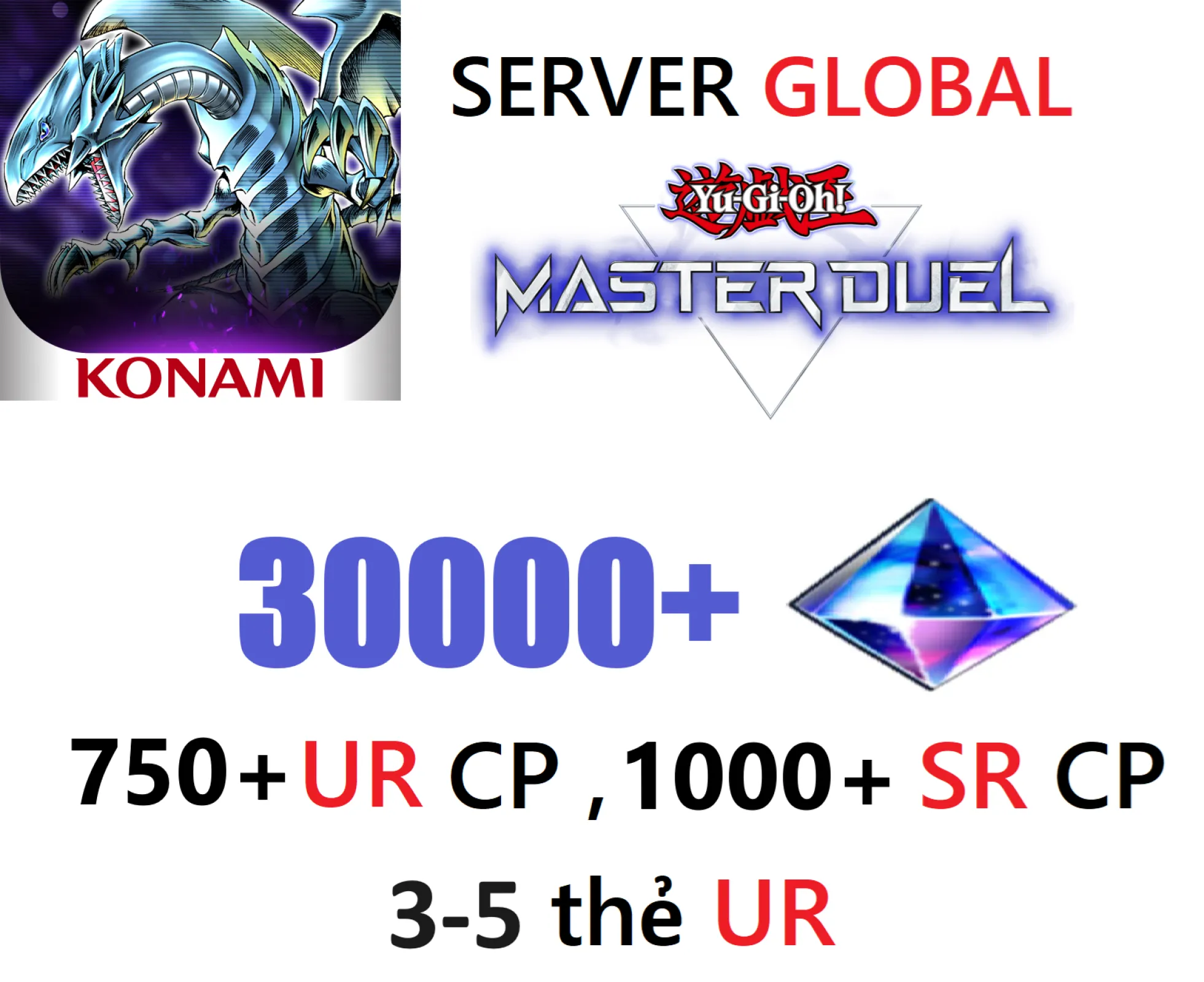 [ GLOBAL ] 30k Diamonds + 750...