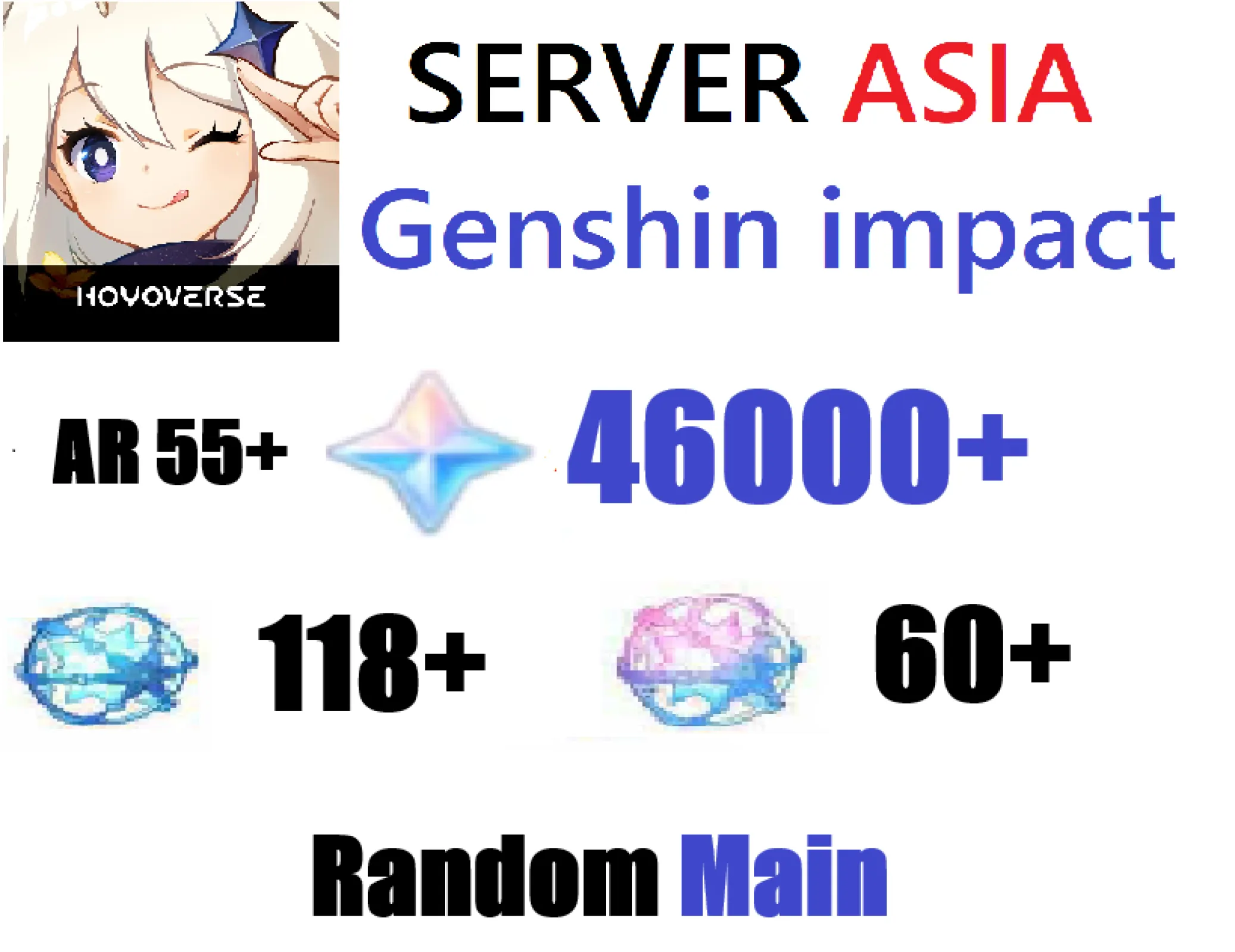 [ Asia ] Genshin Impact 46000...