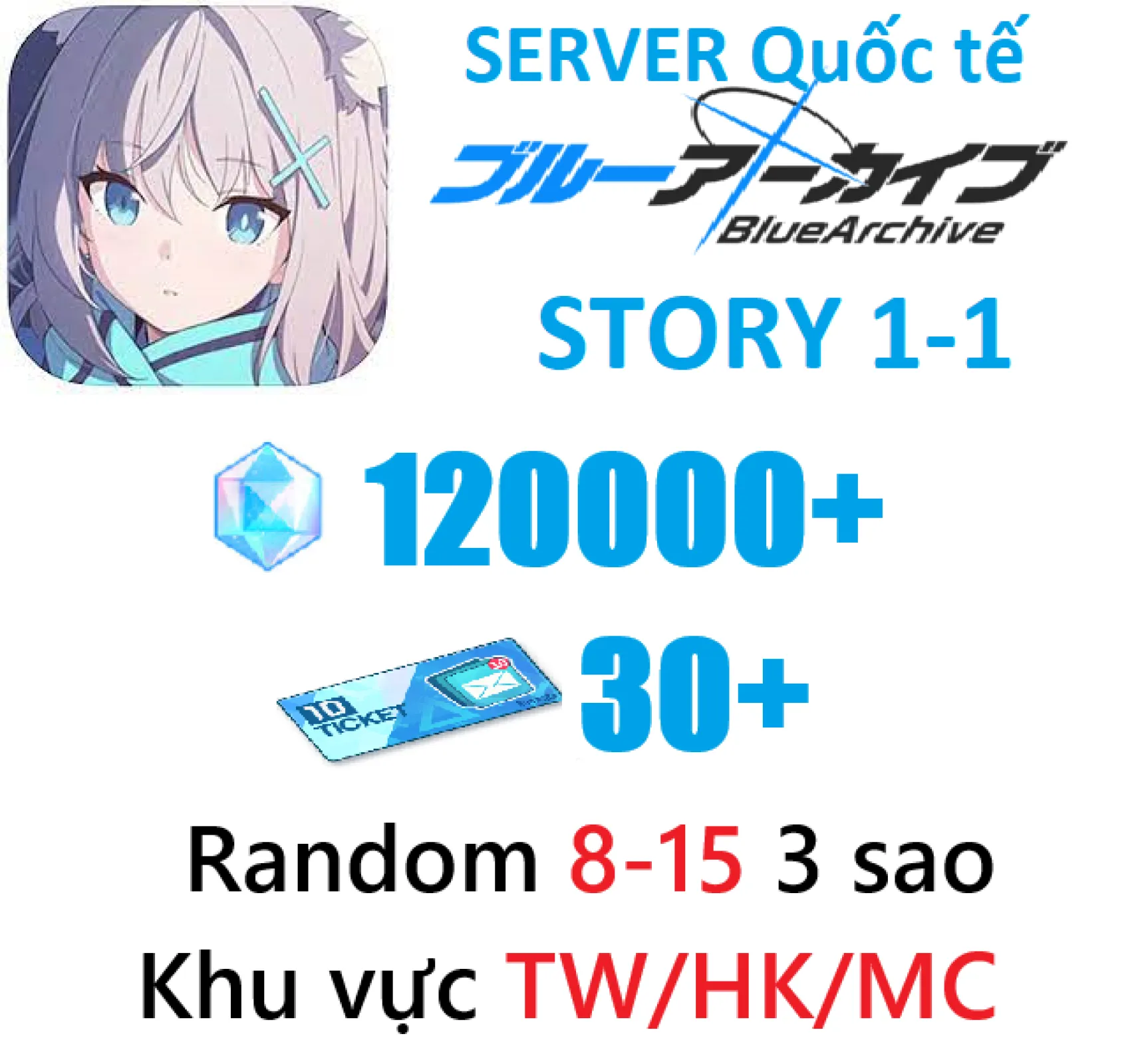 [ Quốc tế / TW-HK-MC ] Blue Ar...