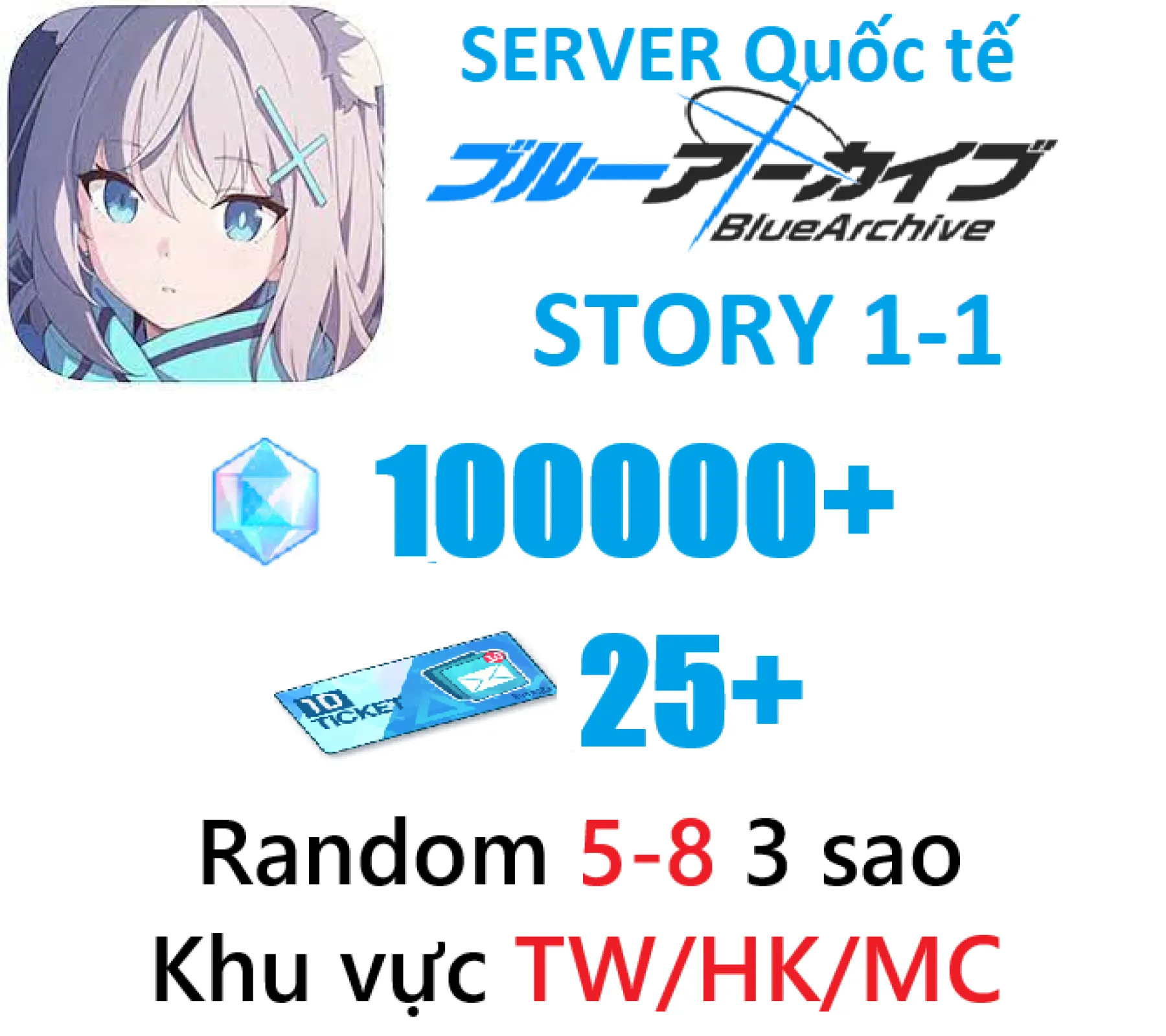 [ Quốc tế / TW-HK-MC ] Blue Ar...